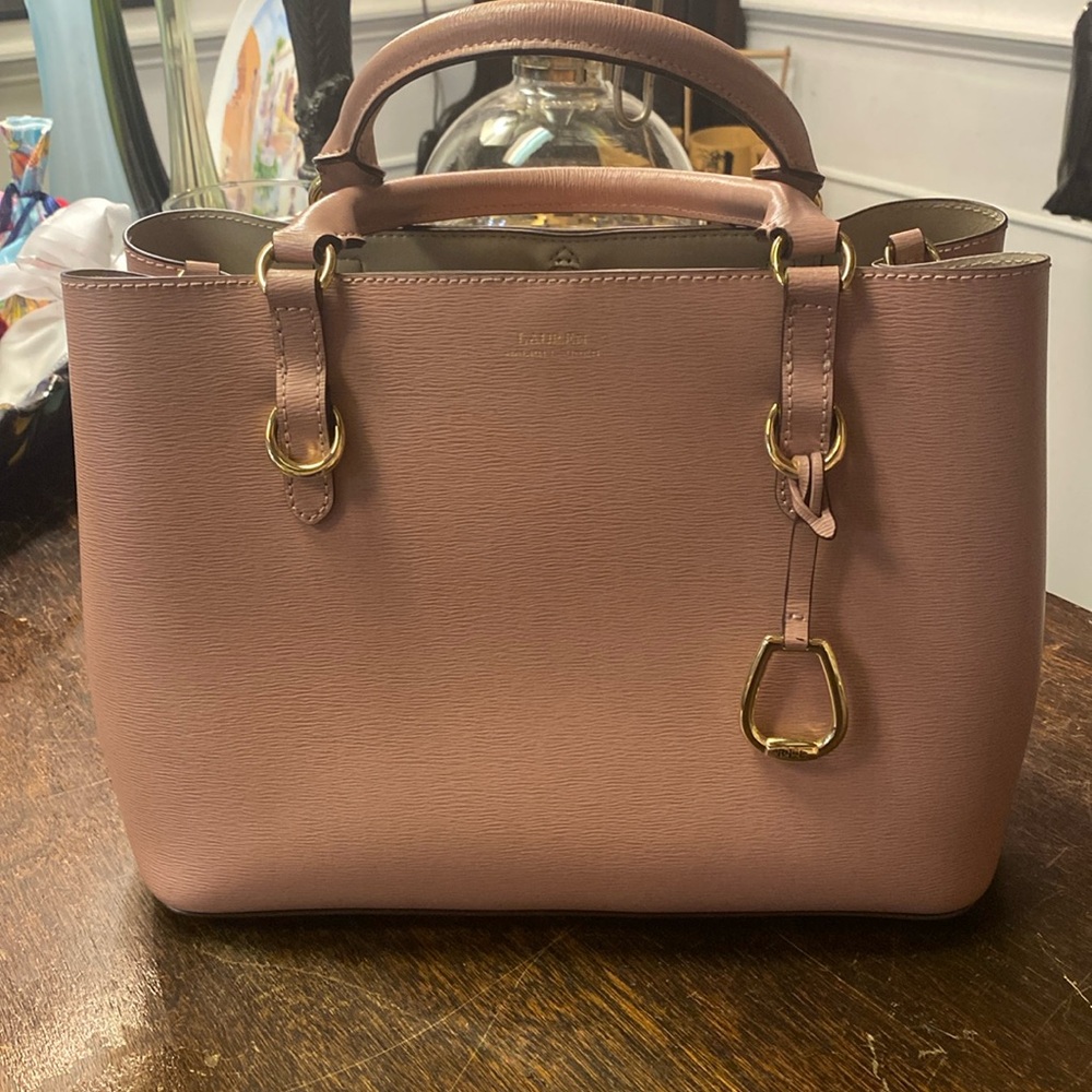 Lauren by Ralph Lauren leather hand bag